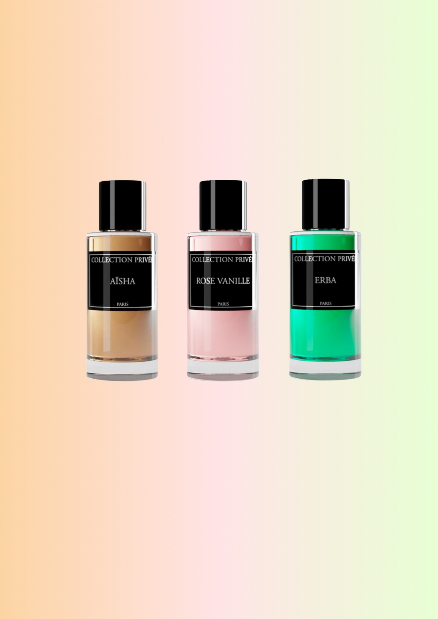 Mixed Pack 3 Parfums Private Sammlung: Aisha - Herba - Rose Vanille