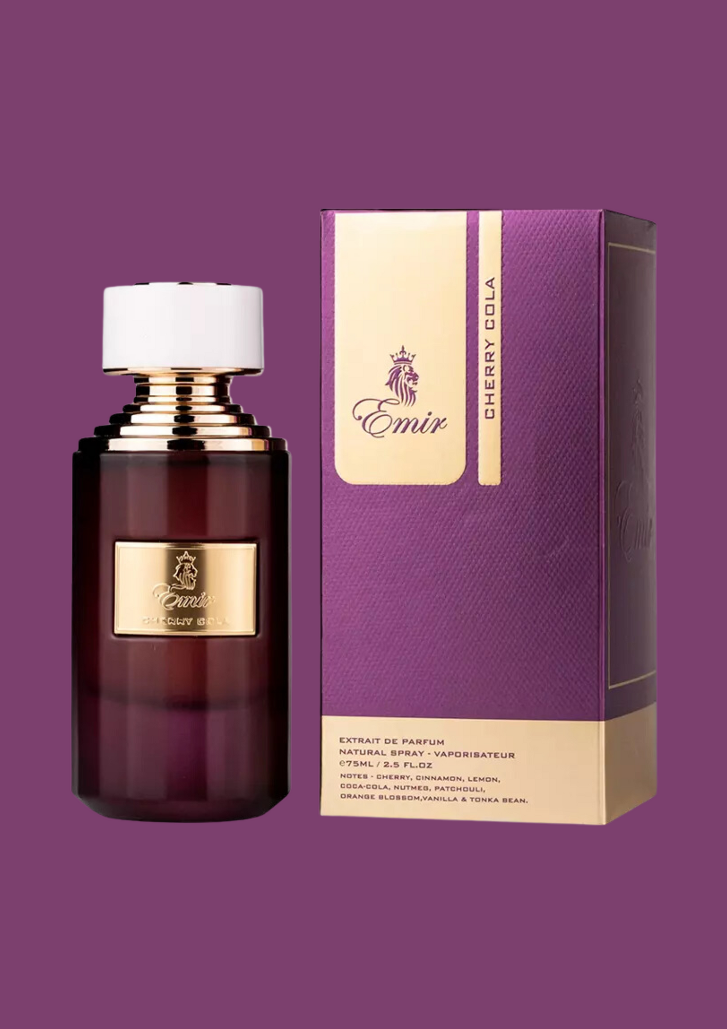 <tc>Extrait de Parfum</tc> <tc>Cherry Cola</tc> - Emir 75 ML