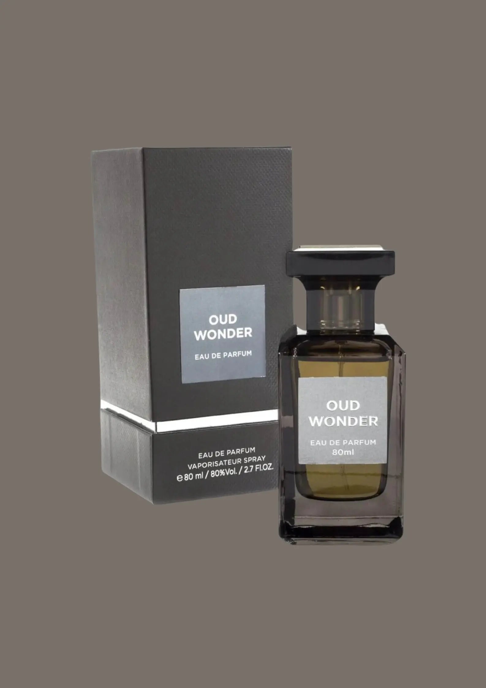 Eau de Parfum Oud Wonder - Fragrance World 80 ML Inspiration : Oud Wood - Tom Ford