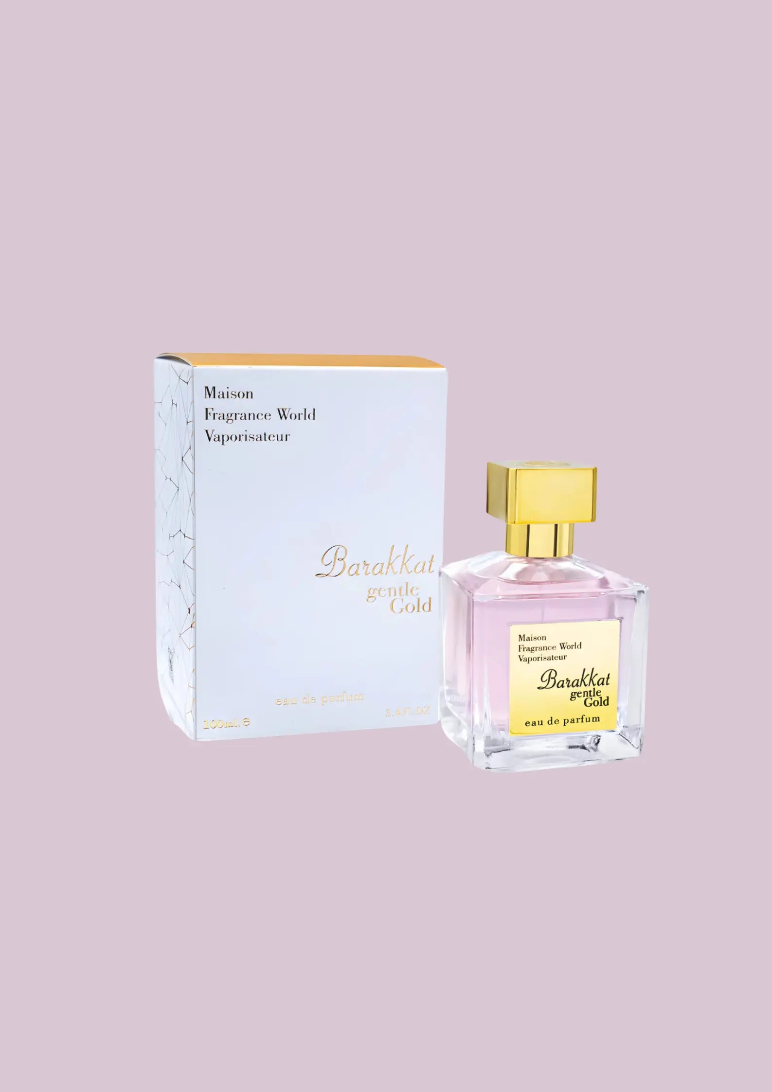 Eau de Parfum Barakkat Gentle Gold - Fragrance World 100 ML Inspiration : Gentle Fluidity Gold - Maison Francis Kurkdjian