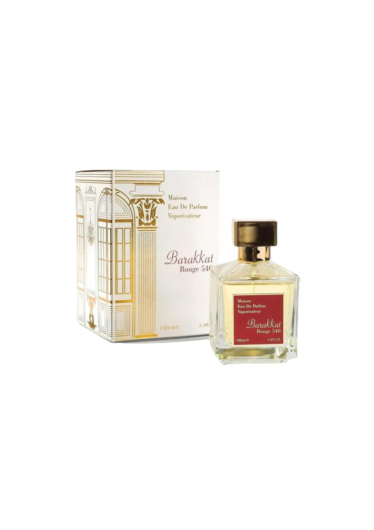 Eau de Parfum Barakkat Rouge 540 Fragrance World 100 ML - PDS SHOP