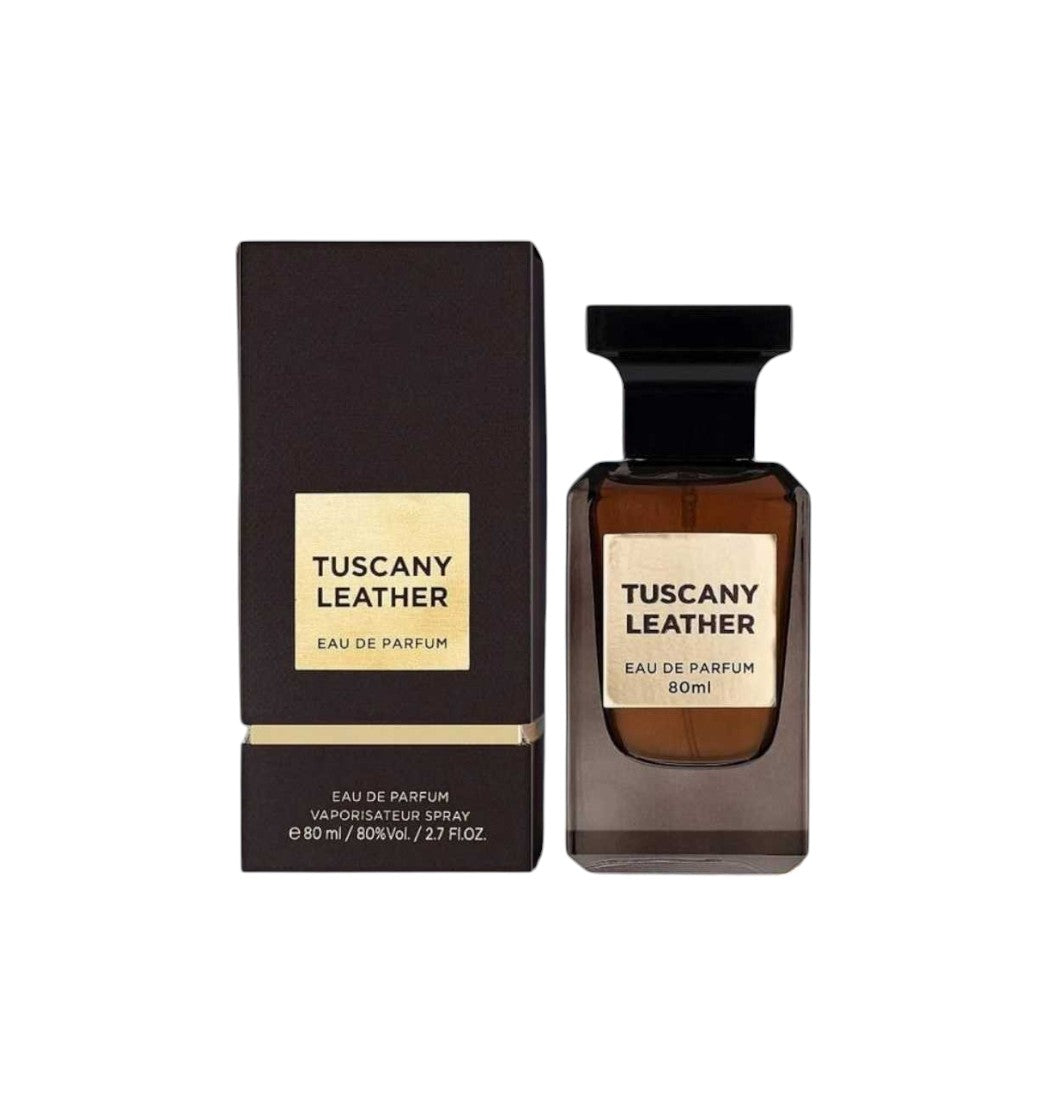 Eau de Parfum Tuscany Leather Fragrance World 80 ML - PDS SHOP
