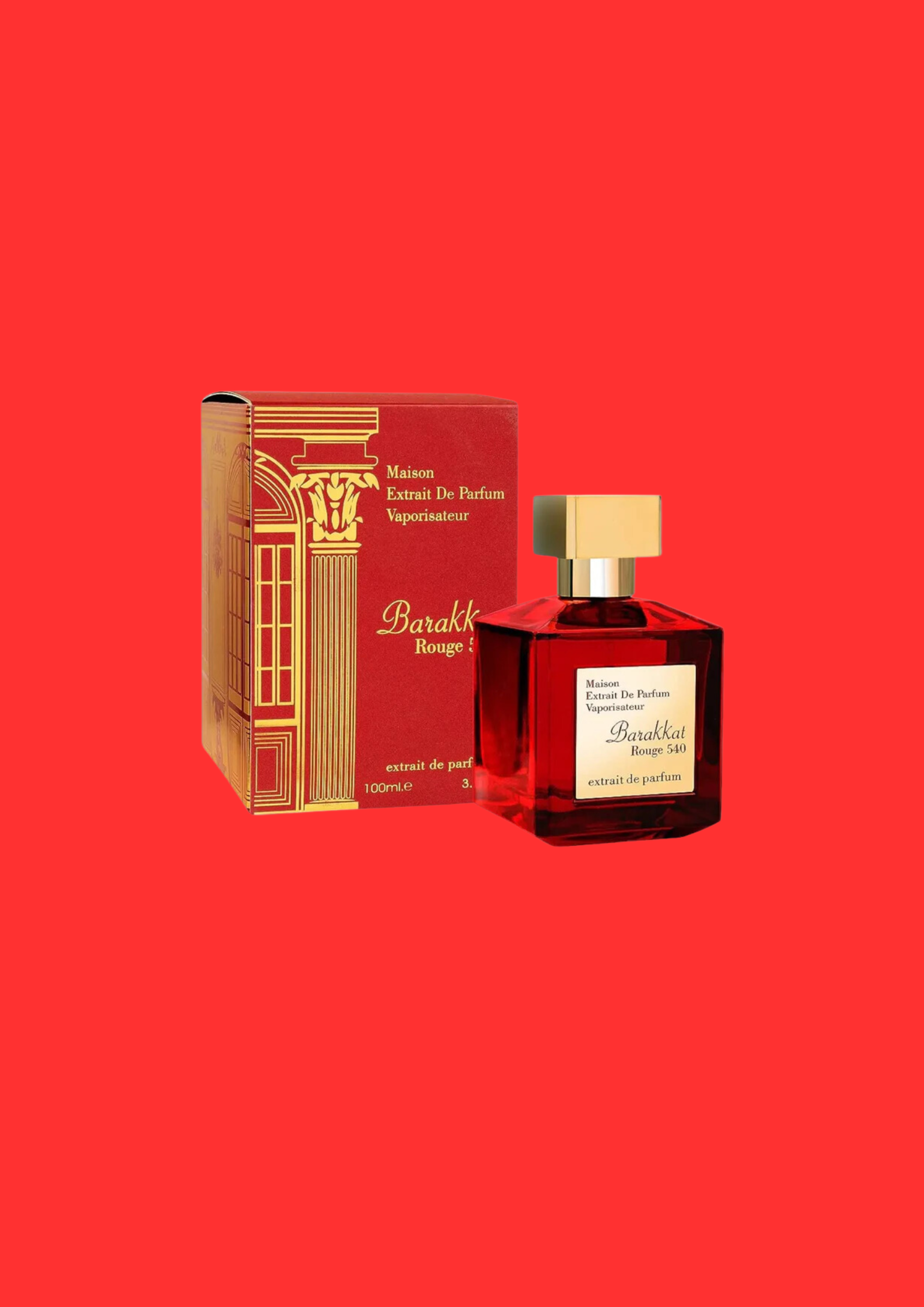 <tc>Extrait de Parfum</tc> <tc>Barakkat Rouge 540</tc> - <tc>Fragrance World</tc> 100 ML
