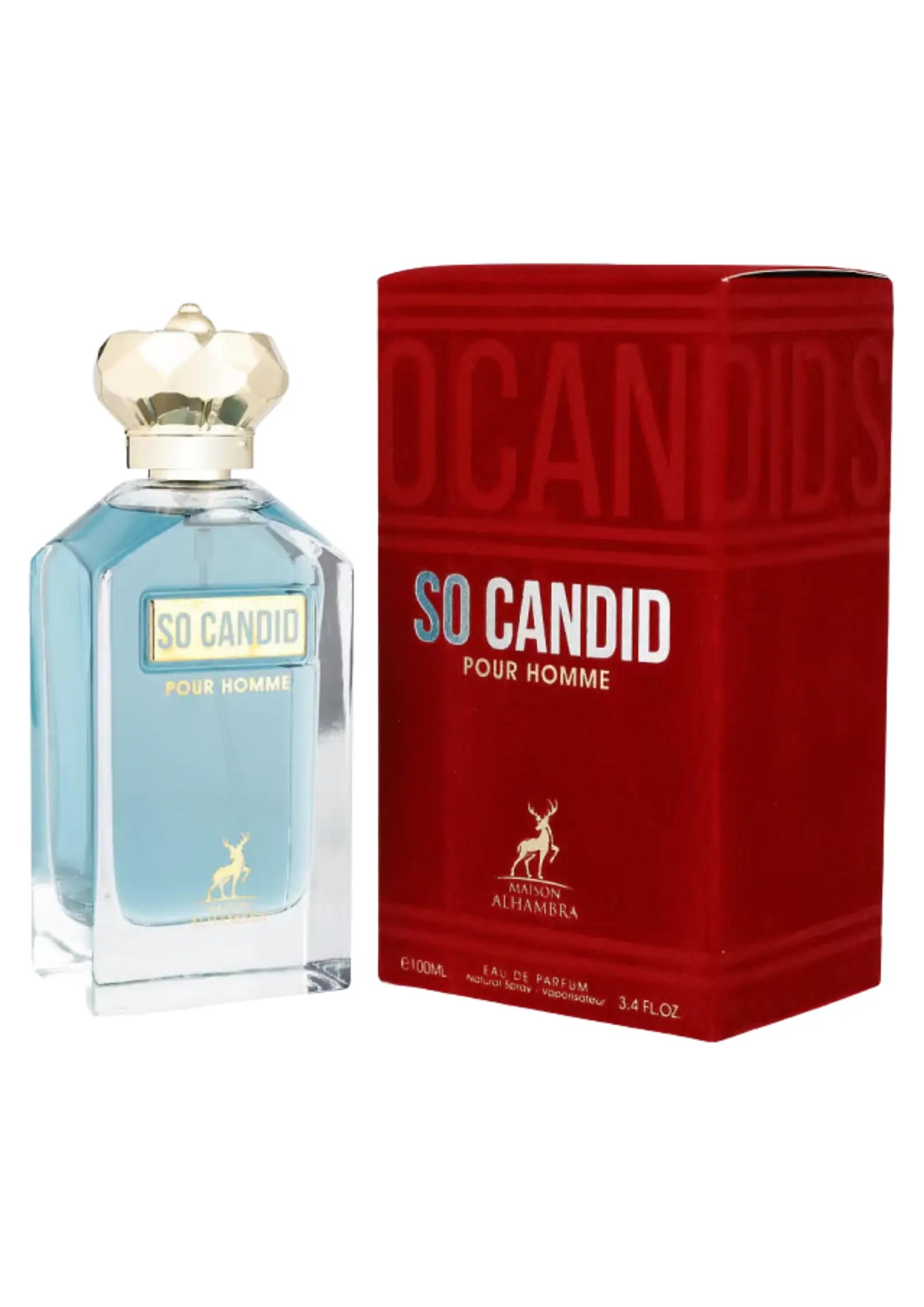 Eau de parfum So Candid Pour Homme - Maison Alhambra 100 ML Inspiration : Scandal pour Homme - Jean Paul Gautier