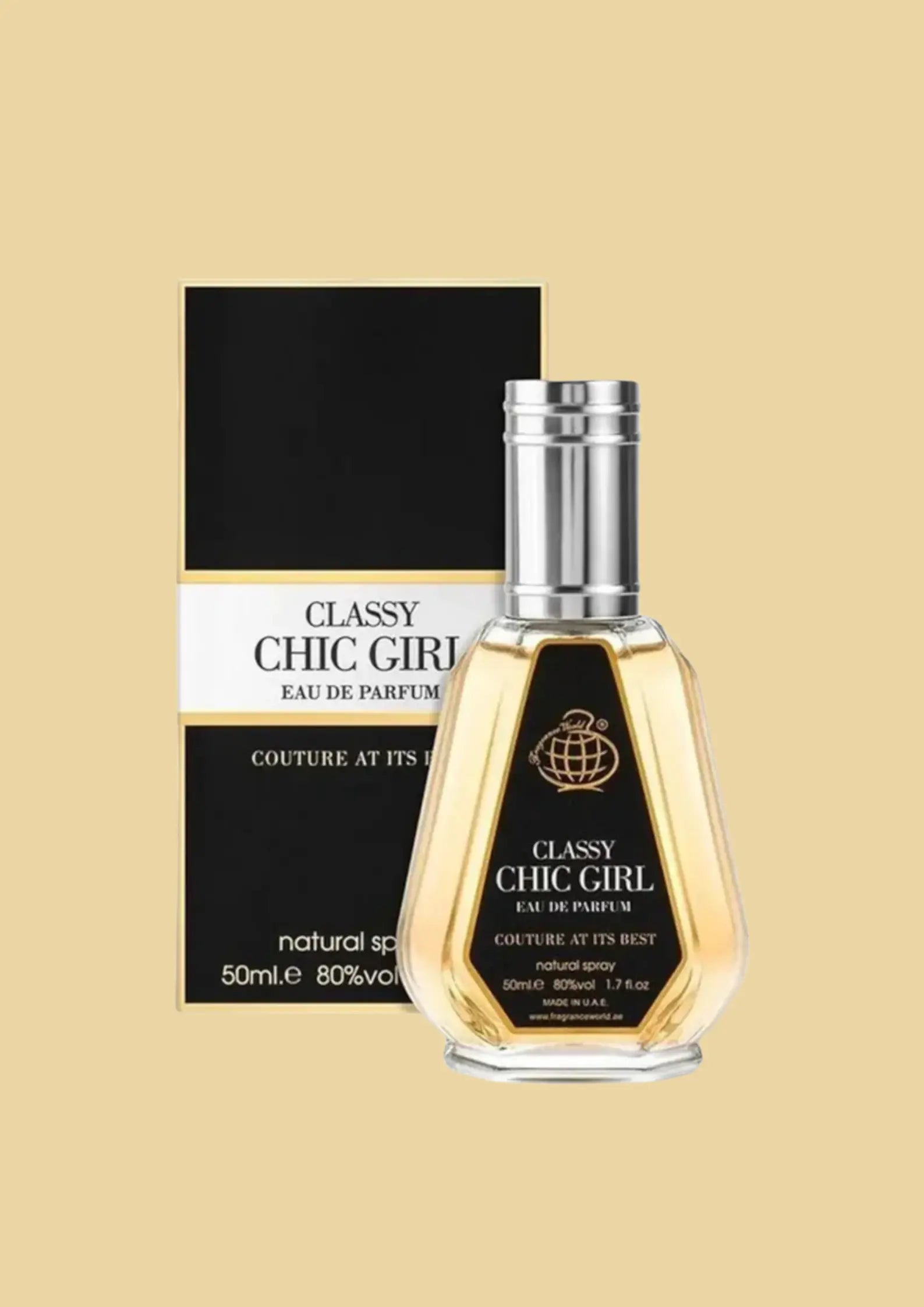 Eau de parfum Classy Chic Girl - Fragrance World 50 ML Inspiration : Good Girl - Carolina Herrera