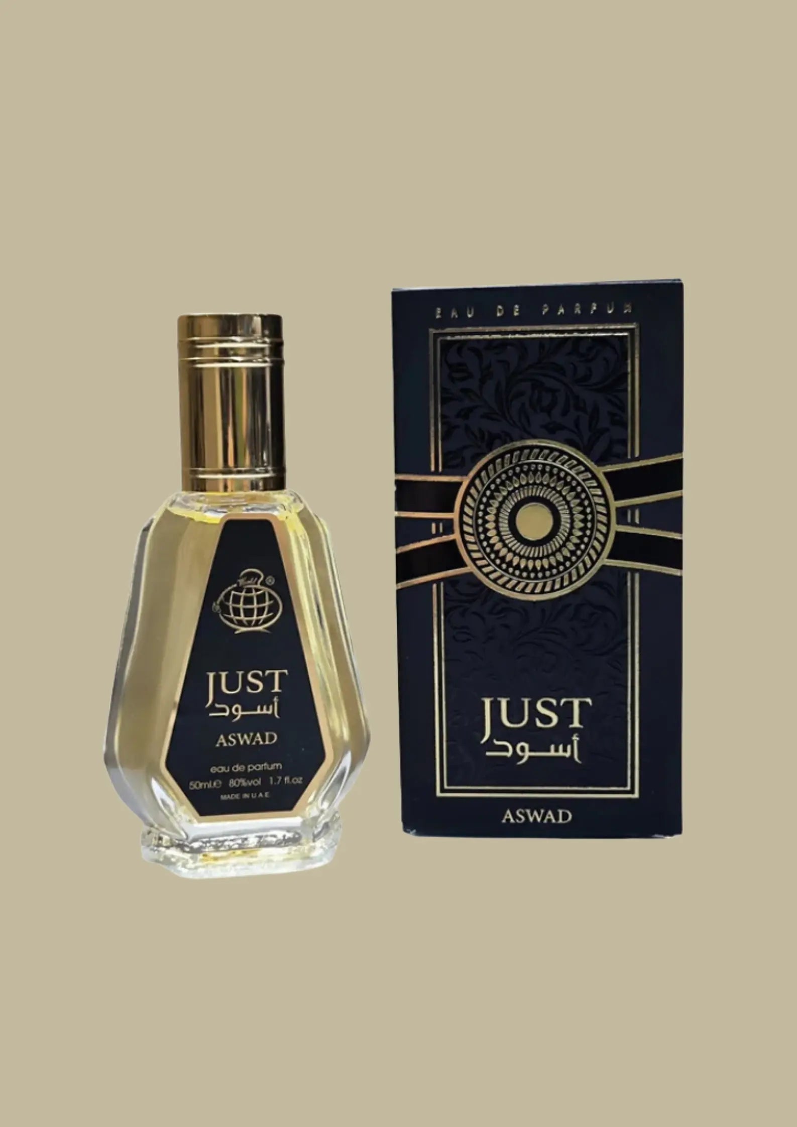 Eau de parfum Just Aswad - Fragrance World 50 ML Inspiration : Sauvage Elixir - Dior