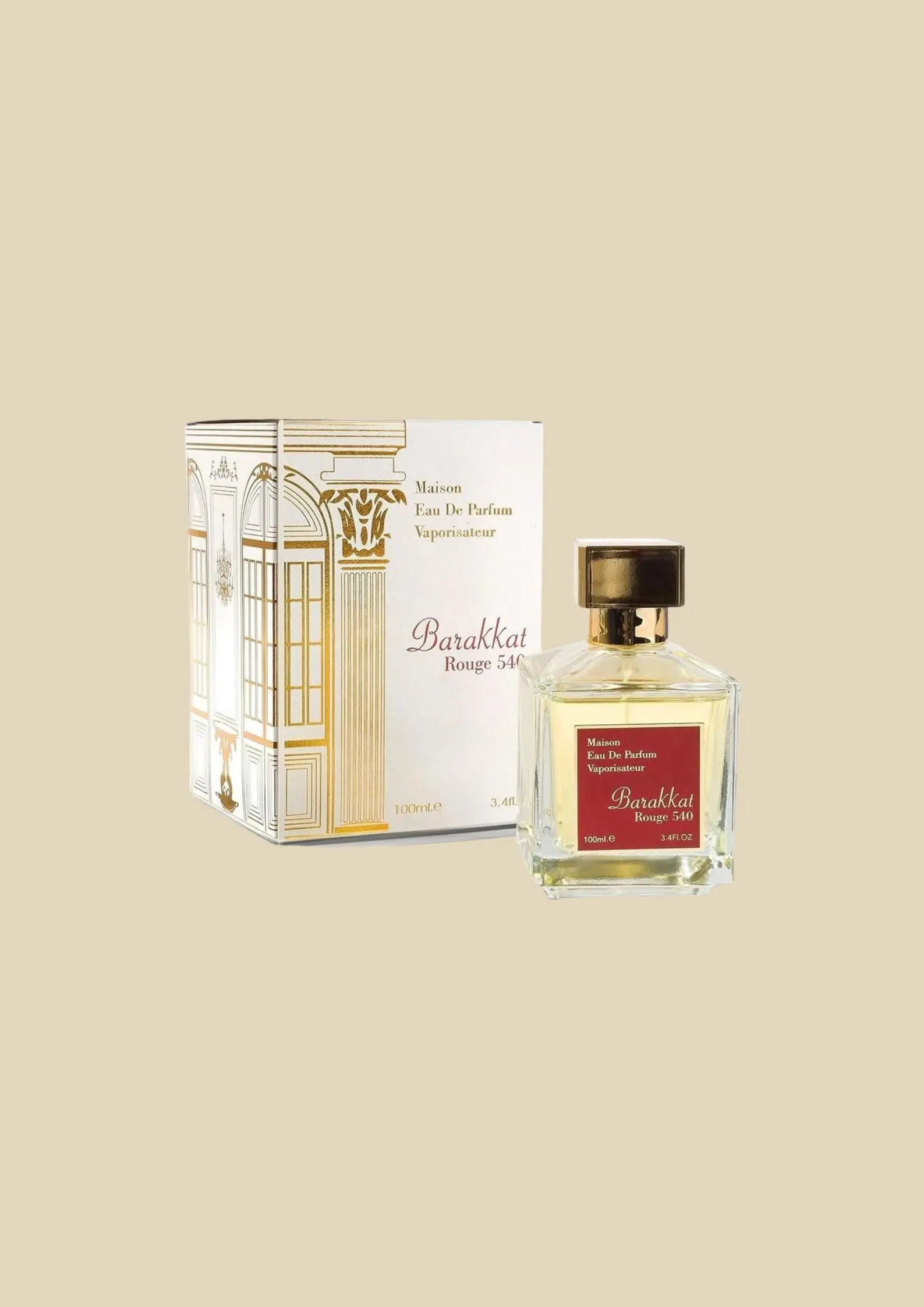 Eau de Parfum Barakkat Rouge 540 - Fragrance World 100 ML PDS SHOP