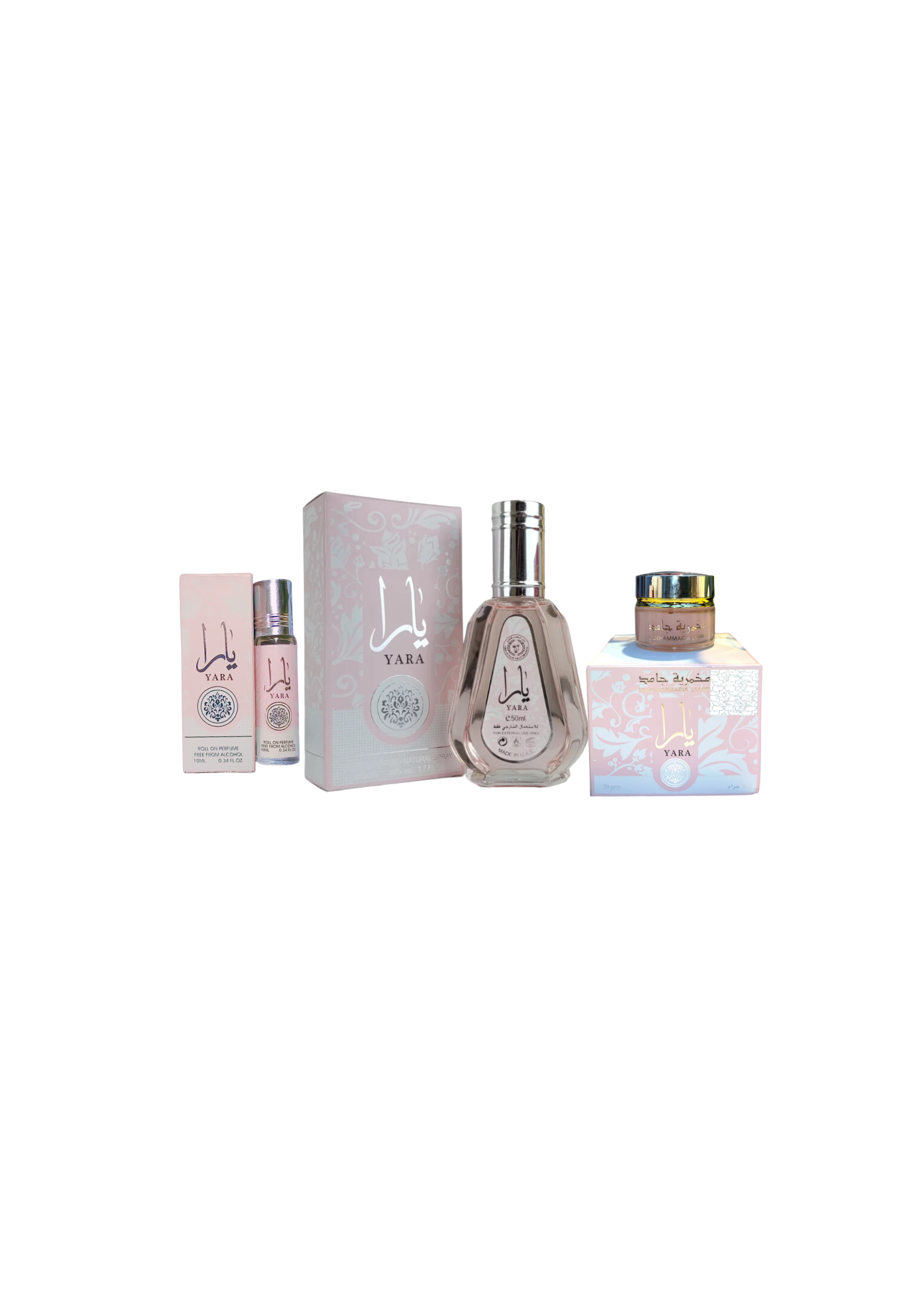 Pack <tc>Yara rose</tc> Lattafa