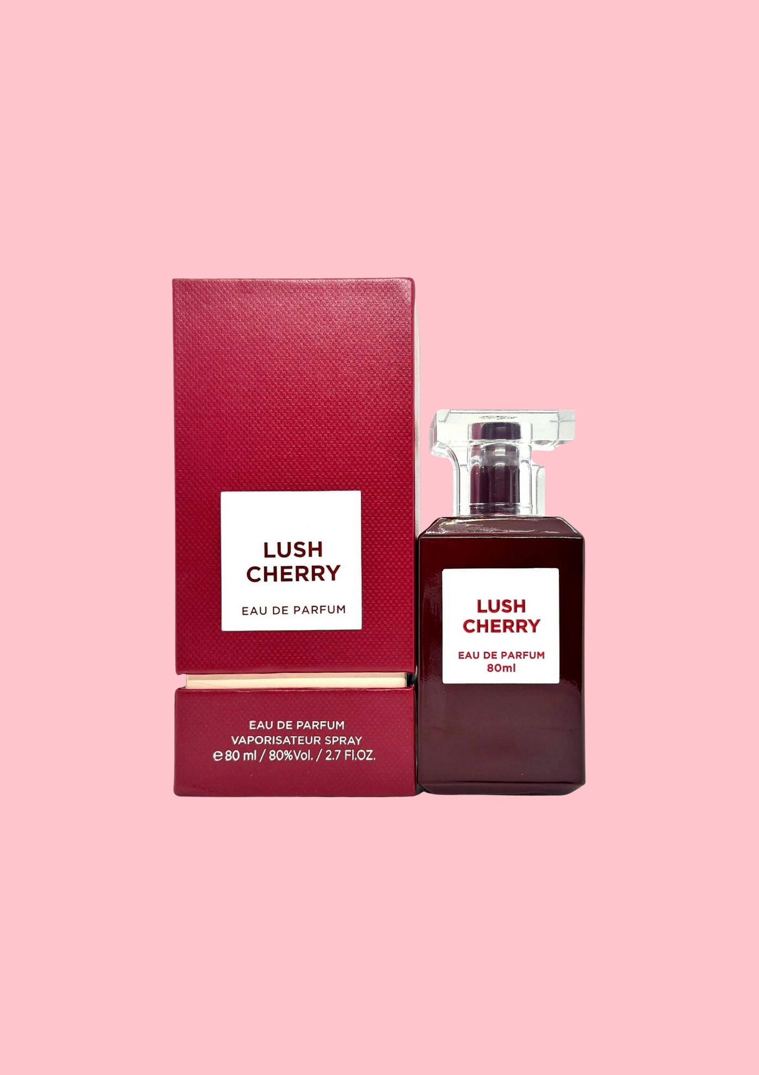<tc>Eau de Parfum</tc> <tc>Lush Cherry</tc> - <tc>Fragrance World</tc> 80 ML