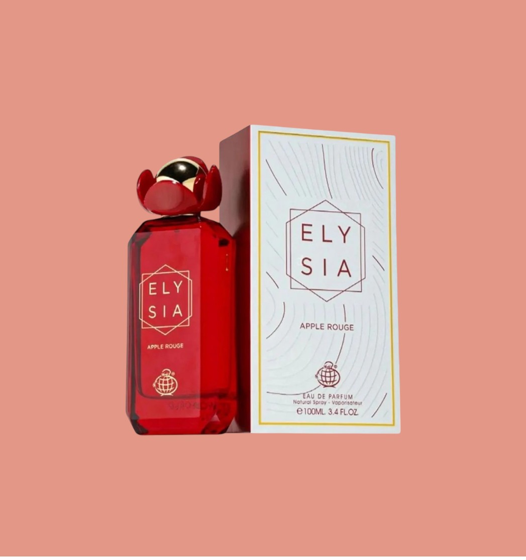 Eau de Parfum Elysia Apple Rouge - Fragrance World 100 ML