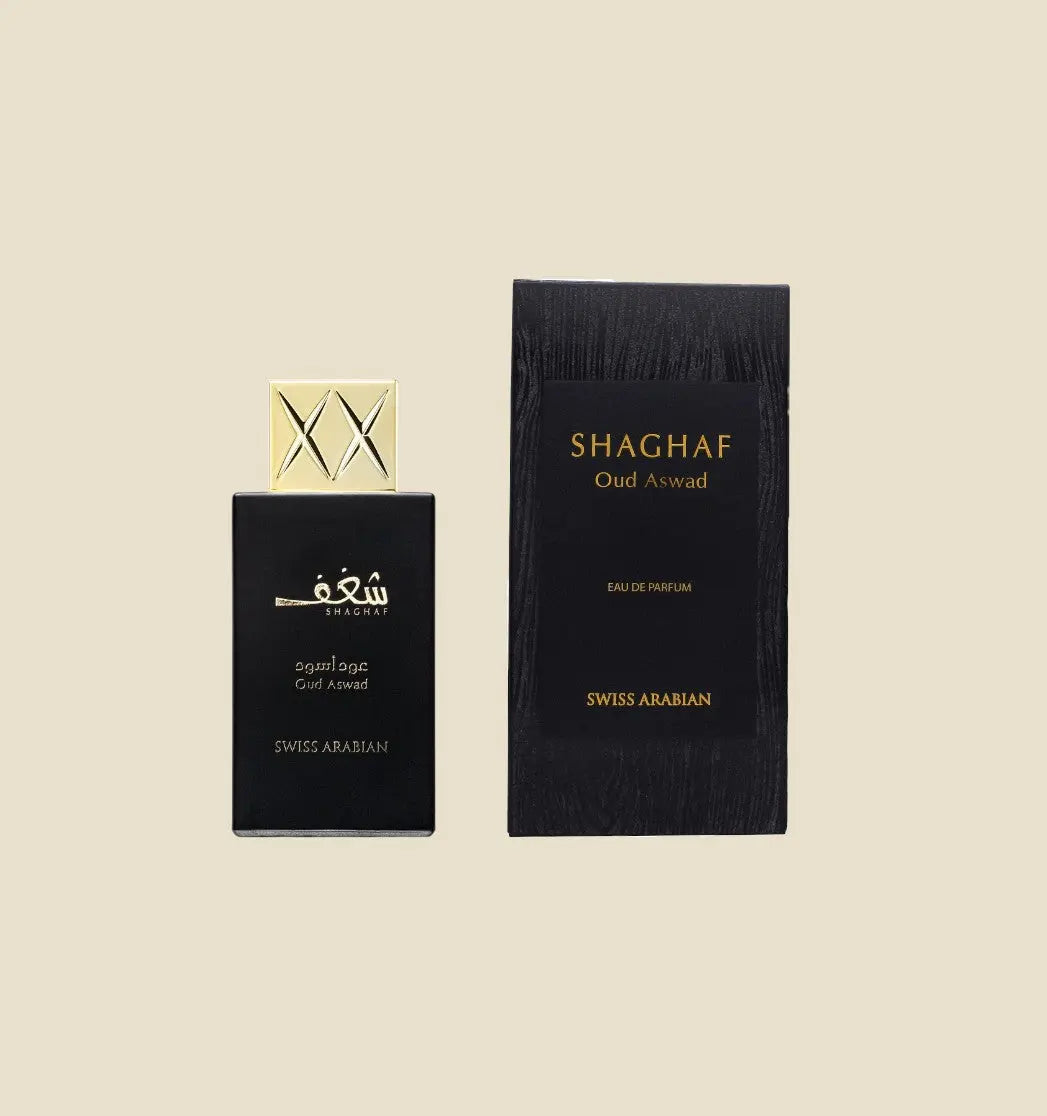 Eau de Parfum SHAGHAF Oud Aswad - Swiss Arabian 75 ML Swiss Arabian