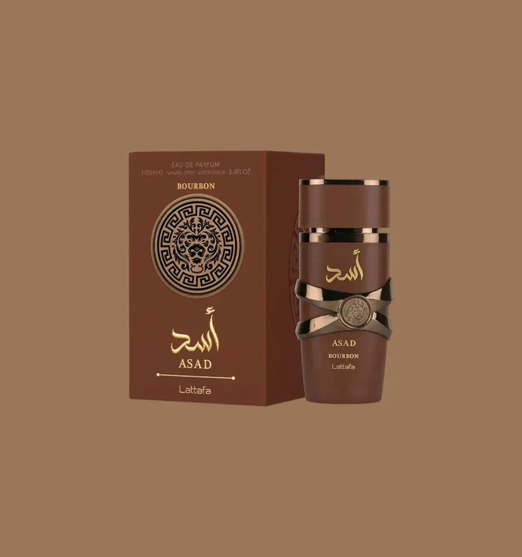Eau de Parfum Asad Bourbon - Lattafa 100 ML Inspiration : The Most Wanted Parfum - Azzaro