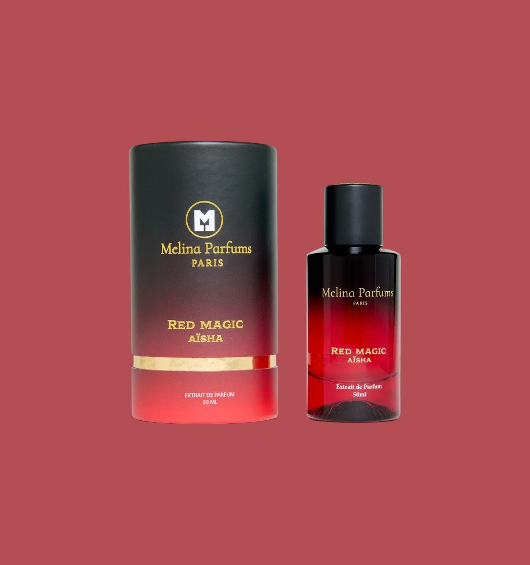 Extrait de parfum RED MAGIC AISHA – Collection Melina Parfums 50 ML