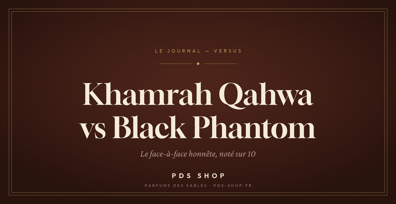 Khamrah Qahwa vs Black Phantom : le comparatif (note 8,5/10)