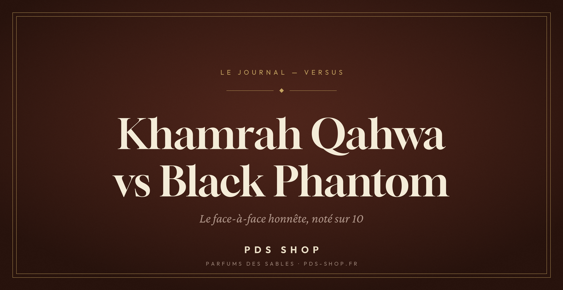 Khamrah Qahwa vs Black Phantom : le comparatif (note 8,5/10)