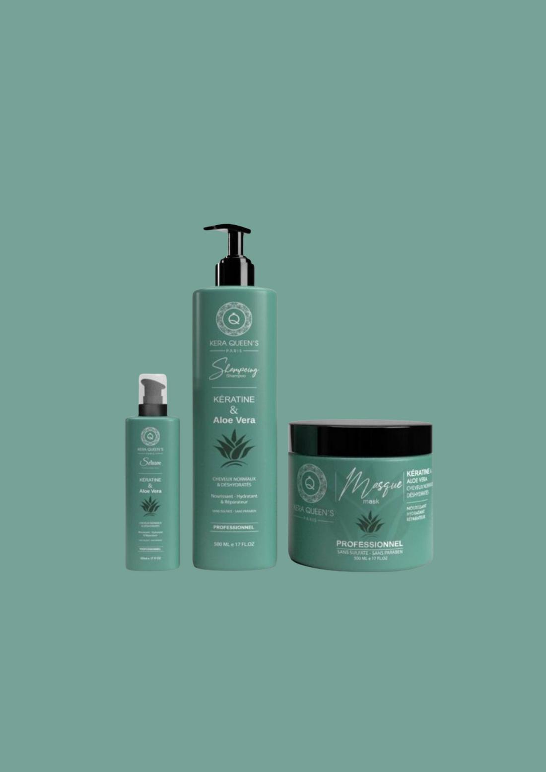 Keratin- und Aloe Vera-Sortiment - <tc>KERA QUEEN&