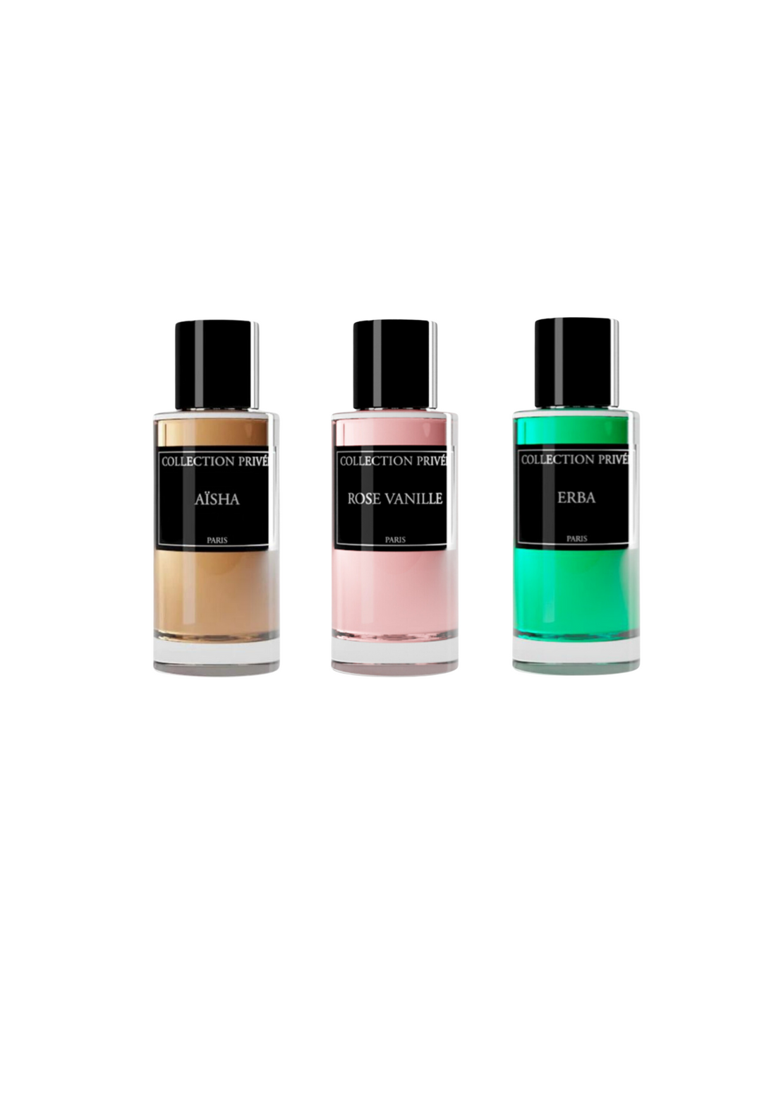 Mixed Pack 3 Parfums Private Sammlung: Aisha - Herba - Rose Vanille