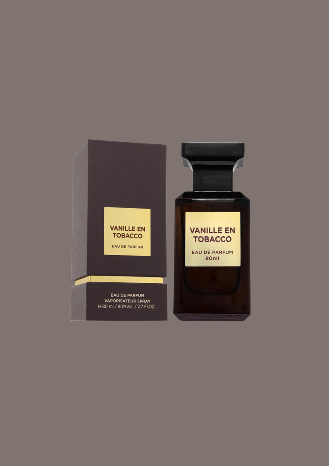 <tc>Eau de Parfum</tc> <tc>Vanille en Tobacco</tc> - <tc>Fragrance World</tc> 80 ML
