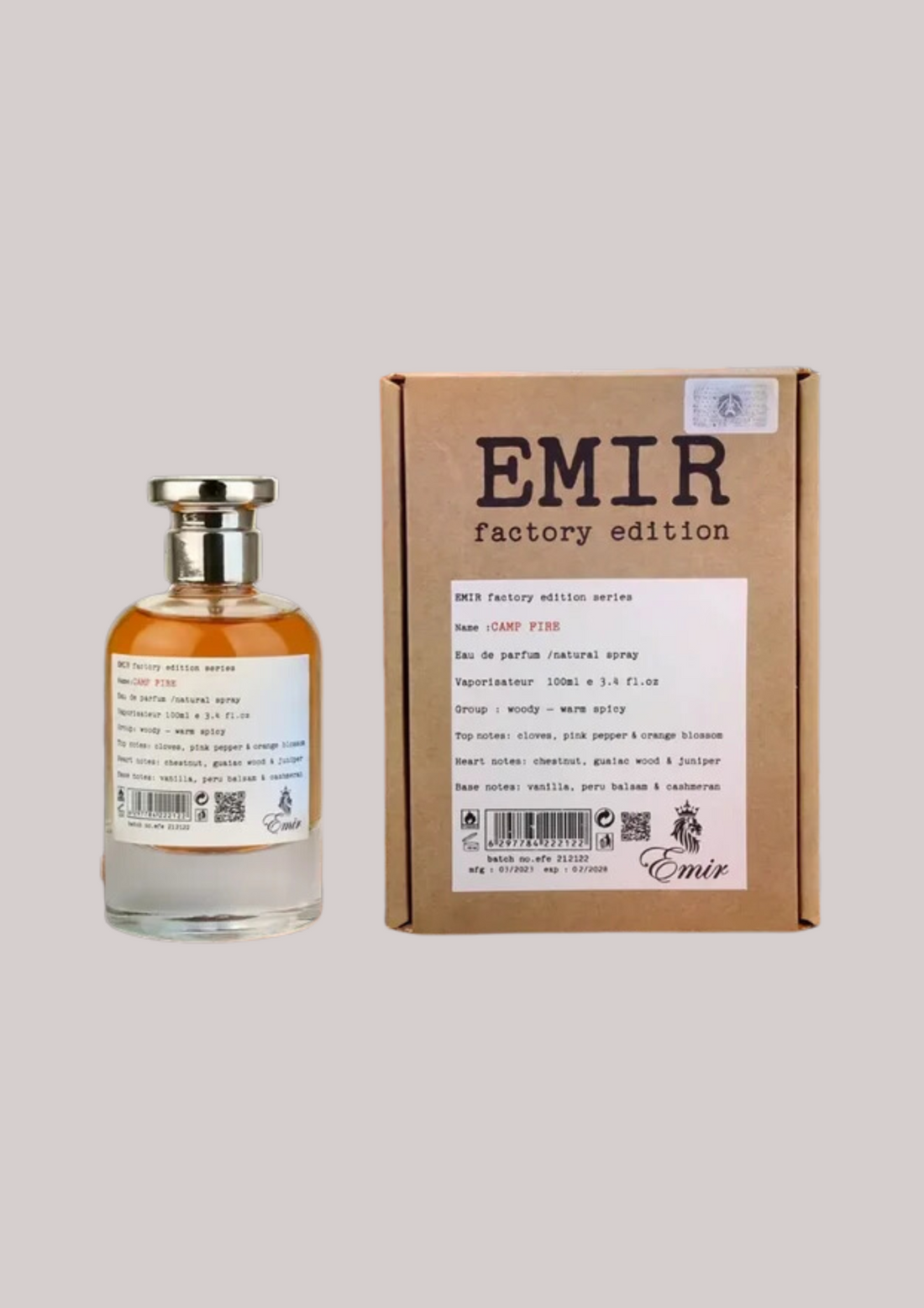 <tc>Eau de Parfum</tc> <tc>Camp Fire</tc> - Emir 100 ML