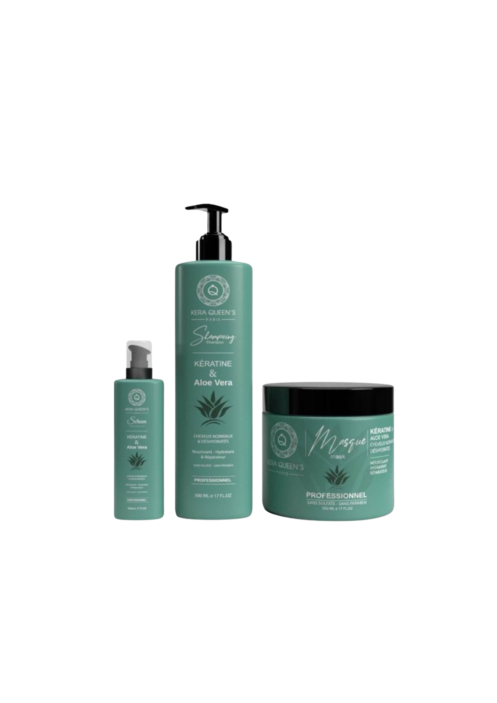Gamme Kératine et Aloe vera KERA QUEEN&