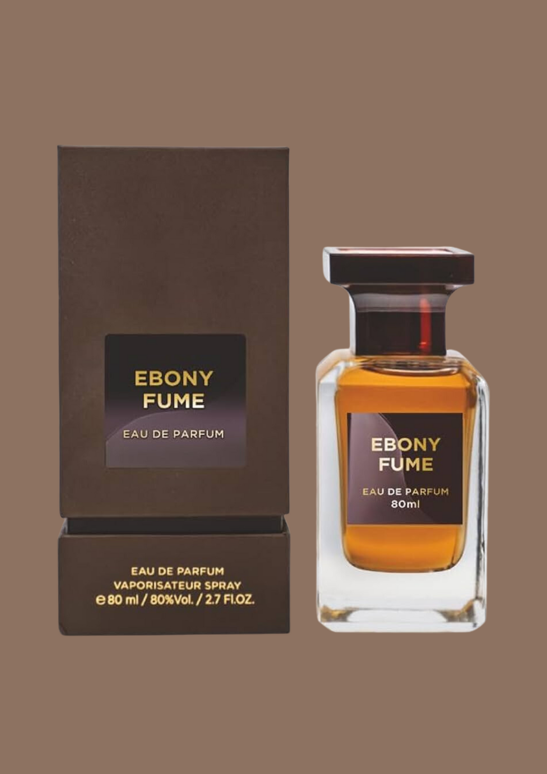 <tc>Eau de Parfum</tc> <tc>Ebony Fume</tc> - <tc>Fragrance World</tc> 80 ML