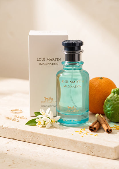 Flacon de parfum PDS SHOP Loui Martin Imagination avec boîte, agrumes, fleurs d&